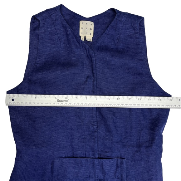 Trademark Blue Wrap Tank Top - Picture 6 of 9